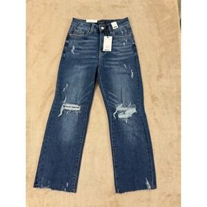 Judy Blue High Rise Distressed Blue Jeans